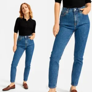 🦋 EVERLANE High Rise Skinny Ankle Jeans 26 Casual Medium Wash