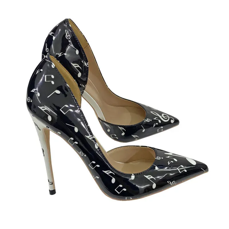 10cm white Hollow high heels sexy shoes