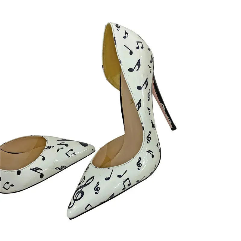 10cm white Hollow high heels sexy shoes