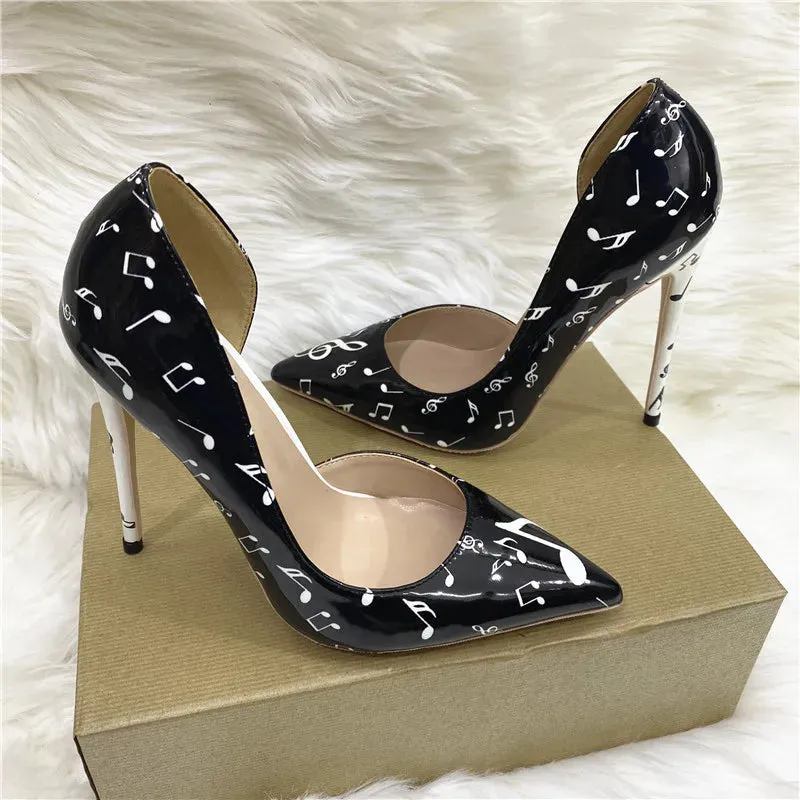 10cm white Hollow high heels sexy shoes