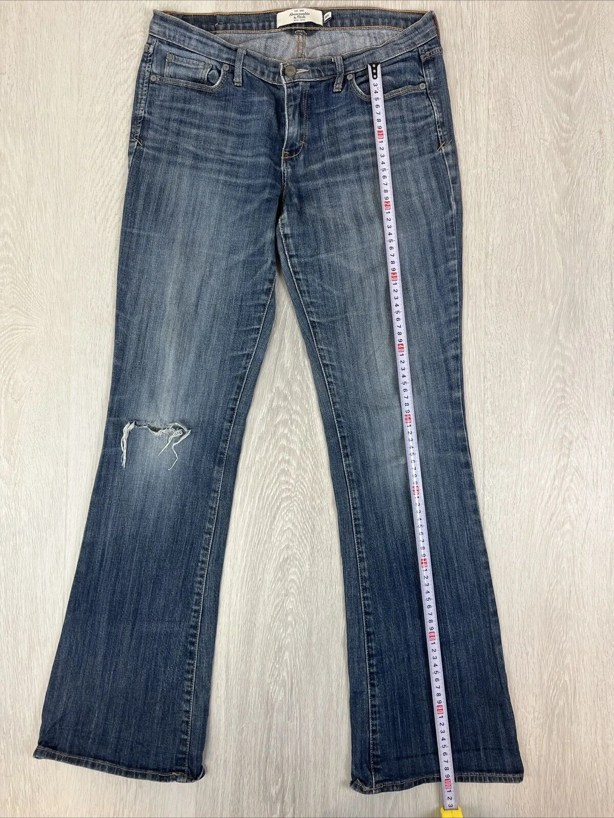Abercrombie & Fitch Womens Y2K Bootcut /Flared Stretch Jeans Size 8R