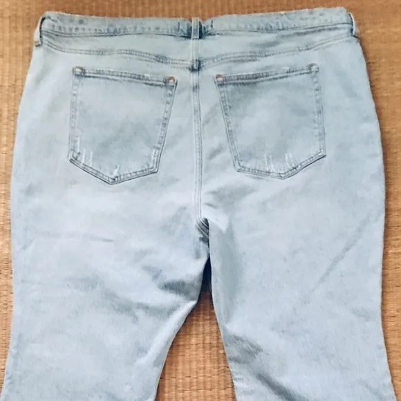 Abercrombie &amp; Fitch The Vintage Flare High Rise Jeans In Light Blue Size 36