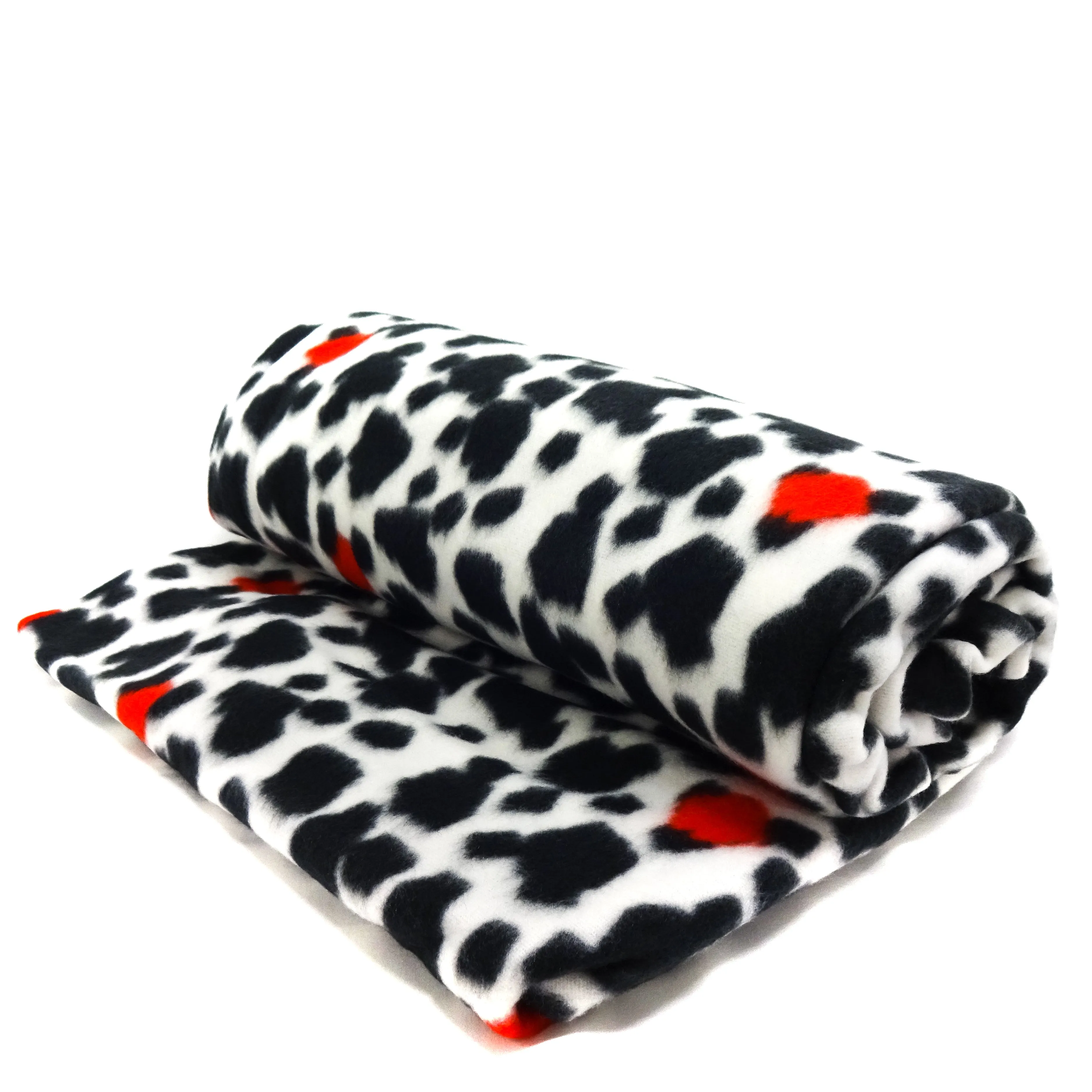 Abstract Dalmatian Anti-Pill Fleece, (2 Yards cut)