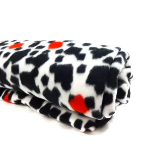 Abstract Dalmatian Anti-Pill Fleece, (2 Yards cut)