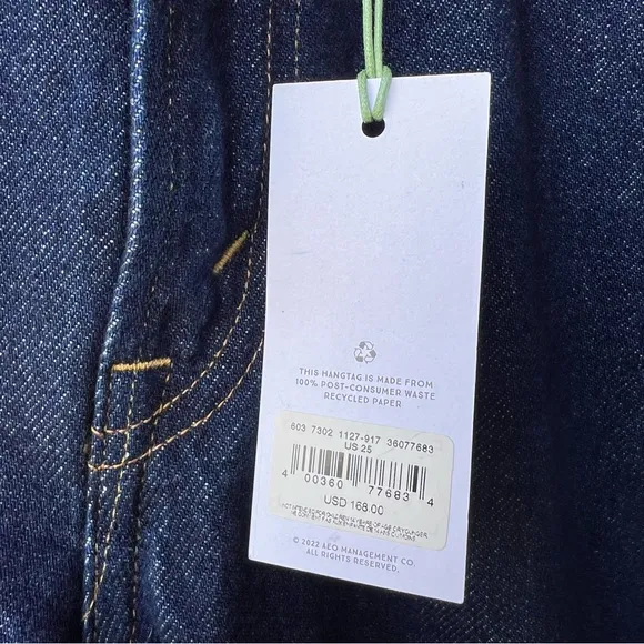 AE77 Premium High-Waisted Crop Flare Jean