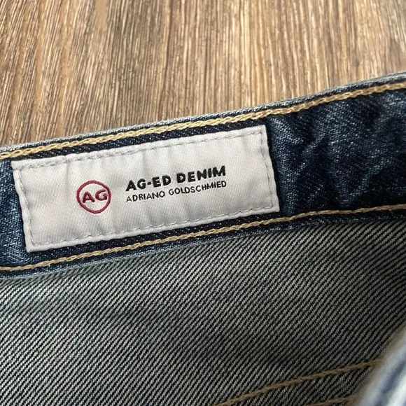 AG ADRIANO GOLDSCHMIED Phoebe Vintage High Waisted Tapered Leg Jeans Size 25R
