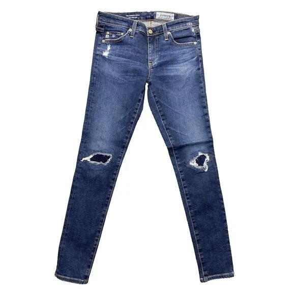 AG Adriano Goldschmied The Legging Super Skinny Ankle Jeans Women's Size 26R