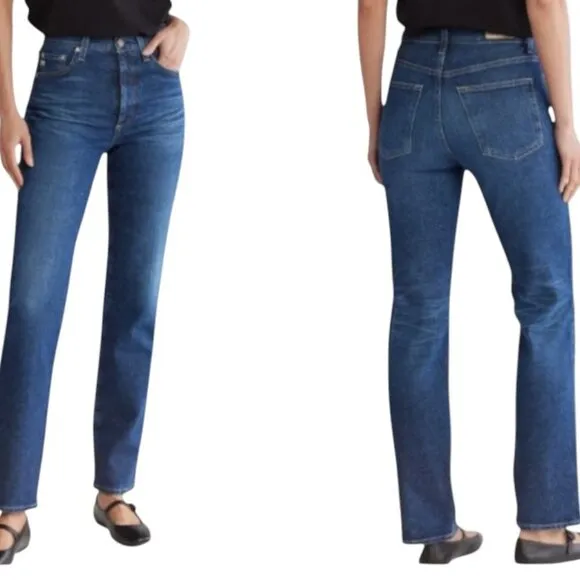 AG Alexxis Vintage High Waist Straight Mom Jeans
