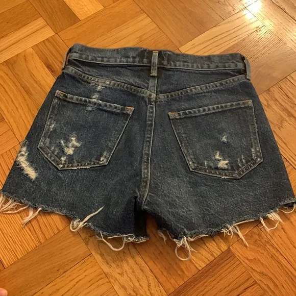 AGOLDE | Jaden High Rise Distressed Cut Off Shorts Size 24