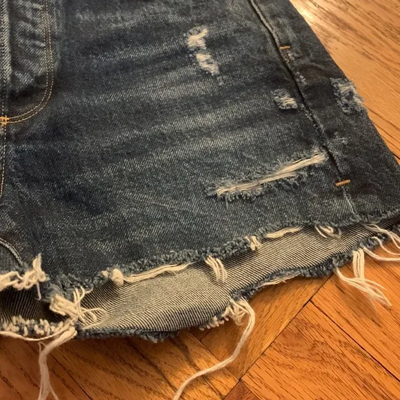 AGOLDE | Jaden High Rise Distressed Cut Off Shorts Size 24