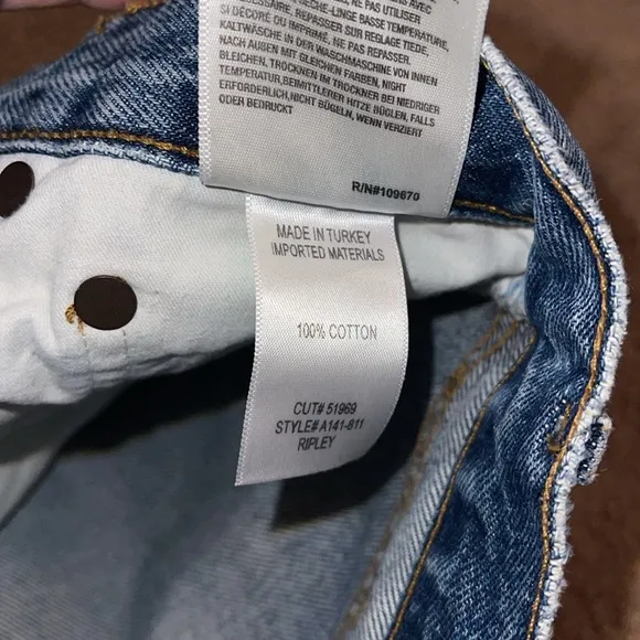 AGOLDE Ripley high waisted Jeans size 26