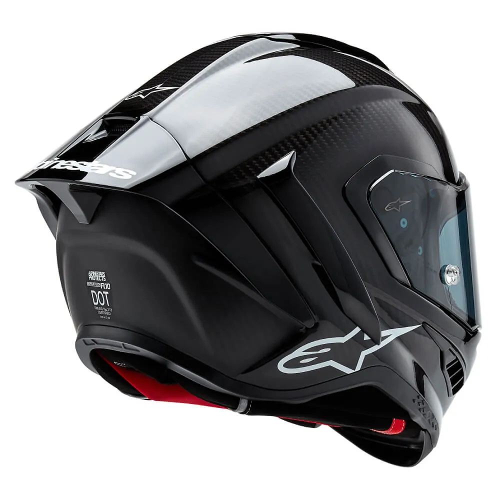 Alpinestars Supertech R10 Solid Helmet Black Carbon