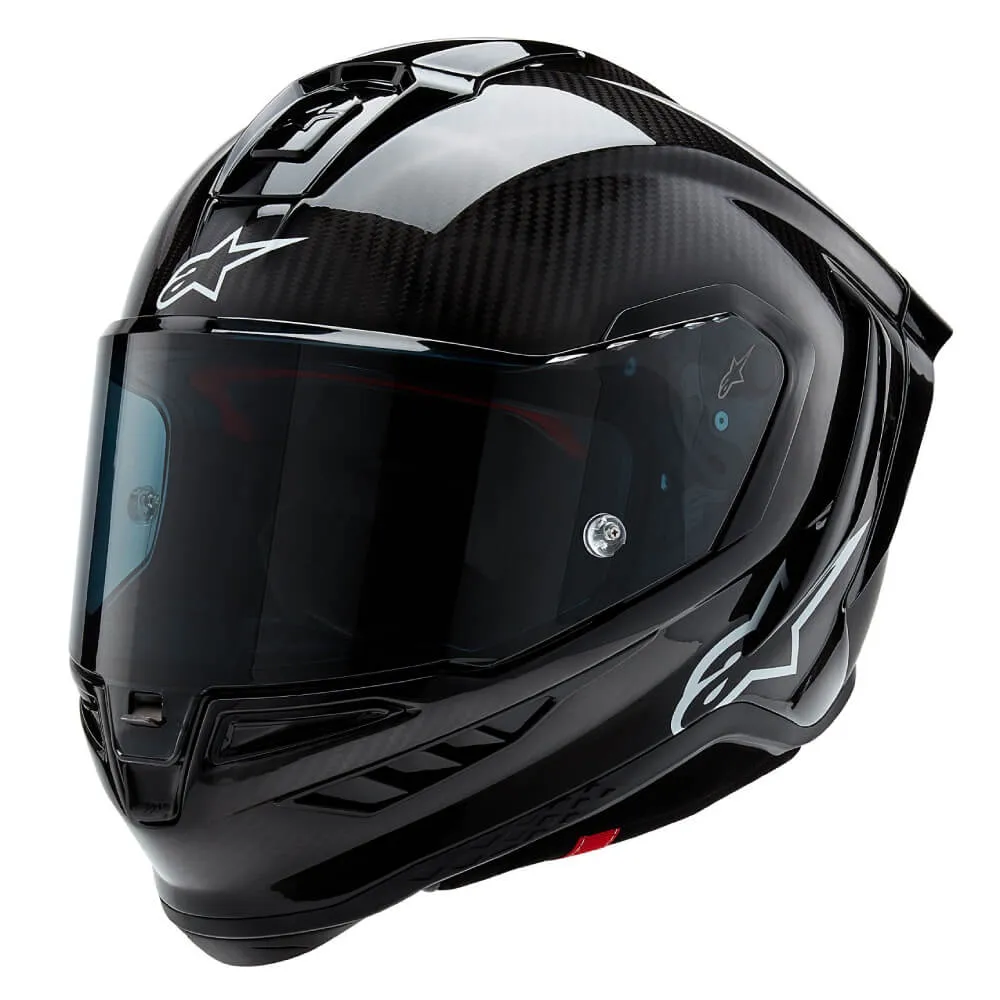 Alpinestars Supertech R10 Solid Helmet Black Carbon