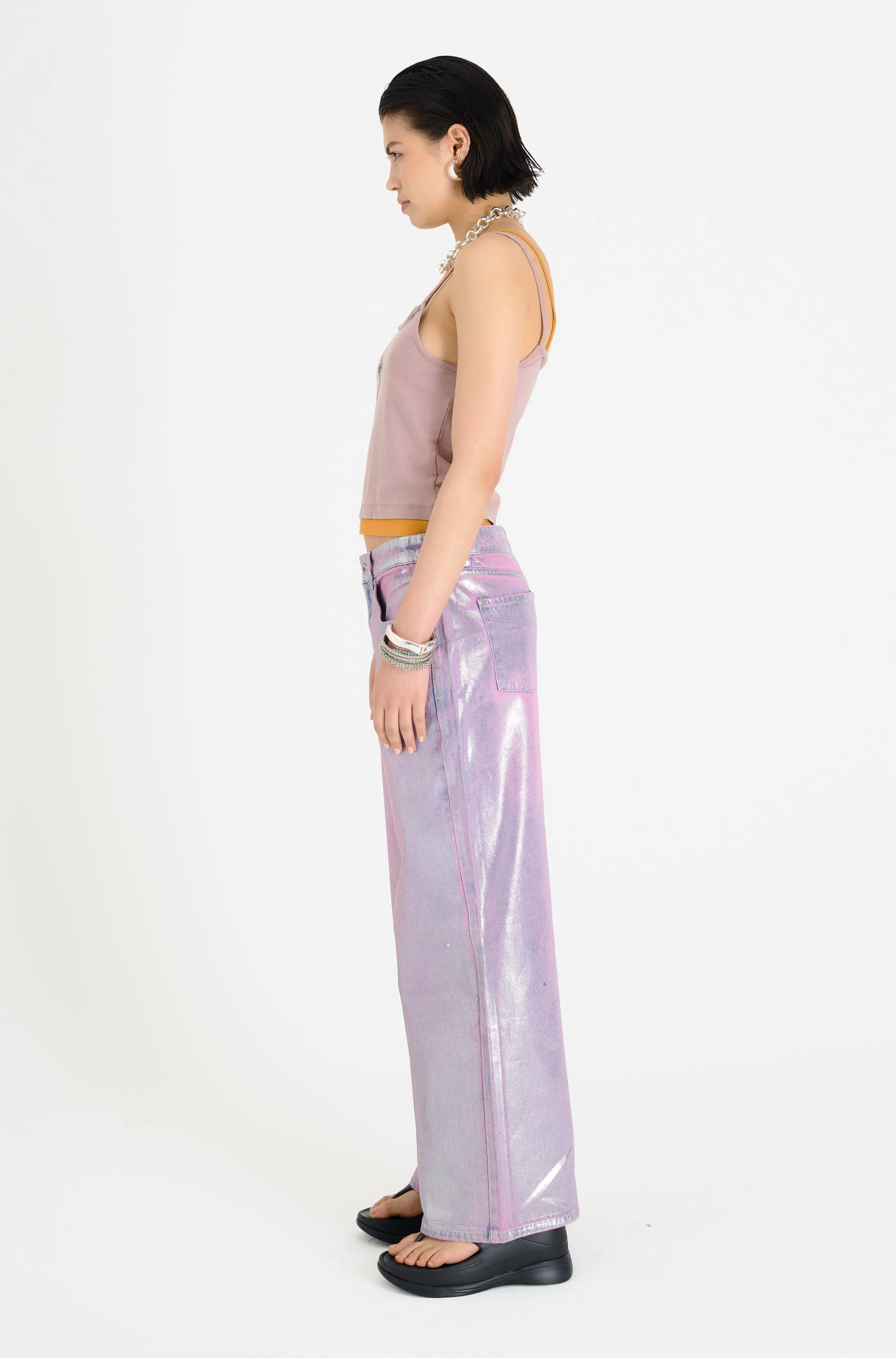 Amethyst Foiled Release Jean