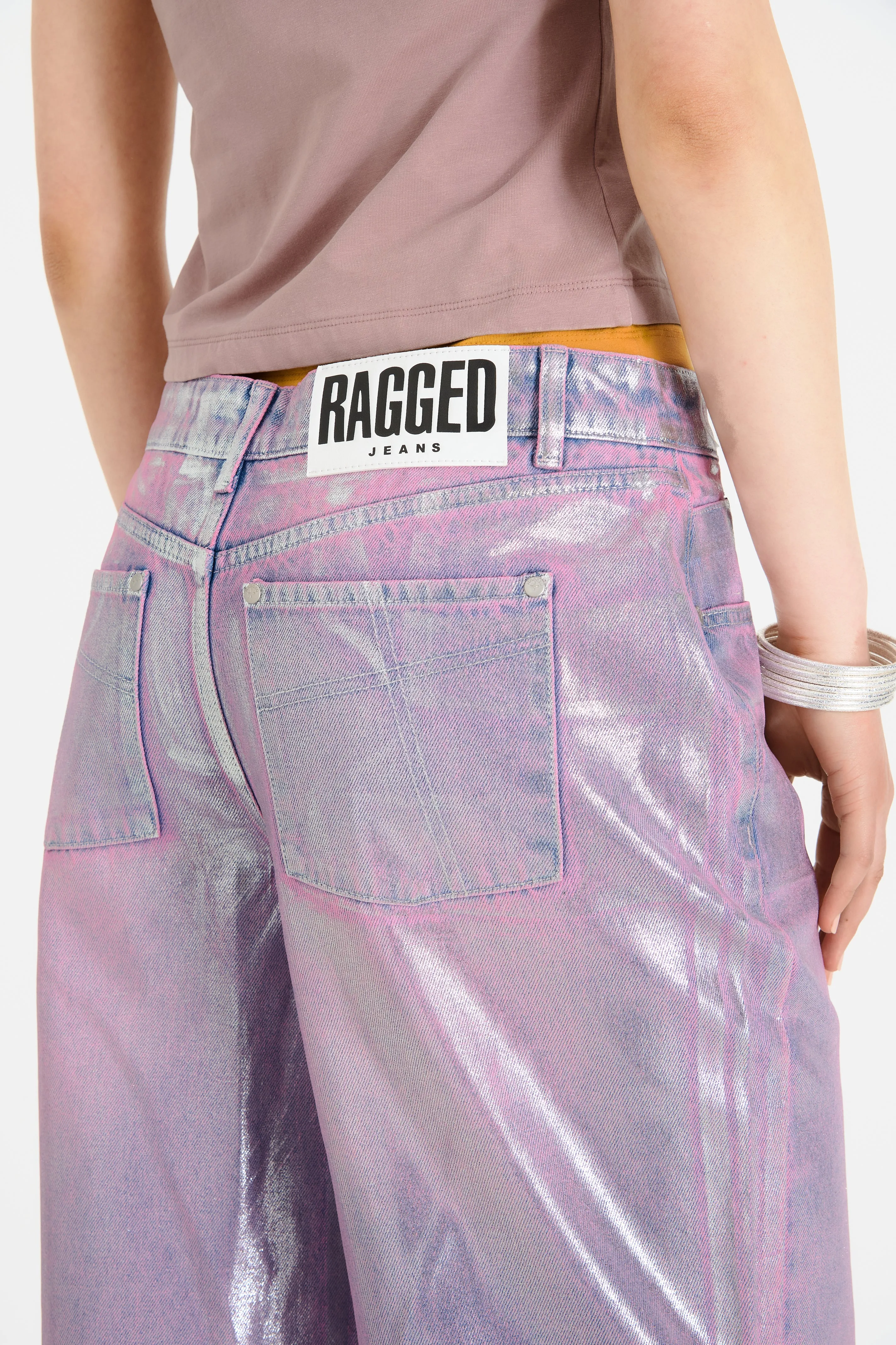 Amethyst Foiled Release Jean