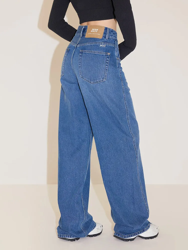 Asymmetrical Street Style Jeans