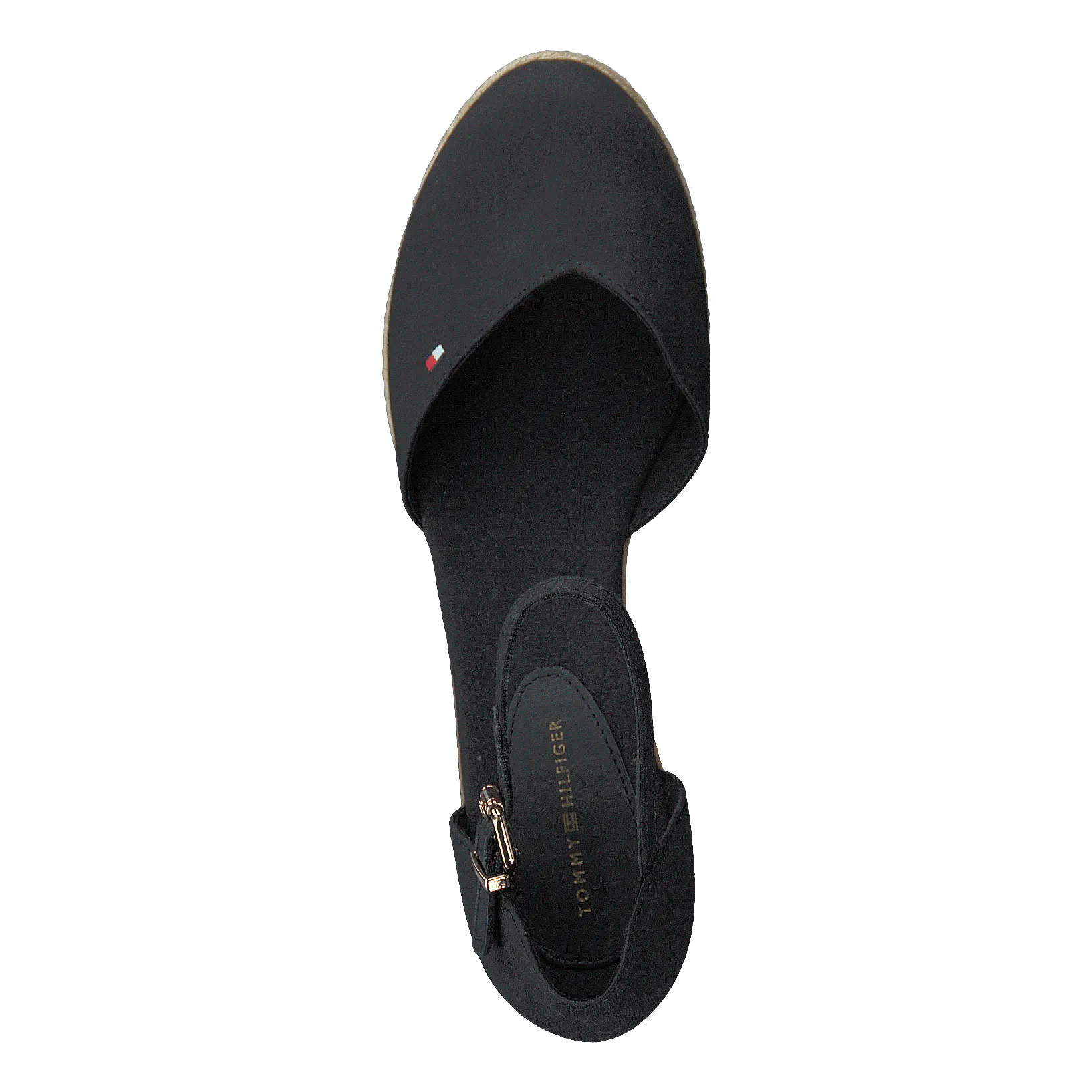 Basic Closed Toe Mid Wedge Black Bds