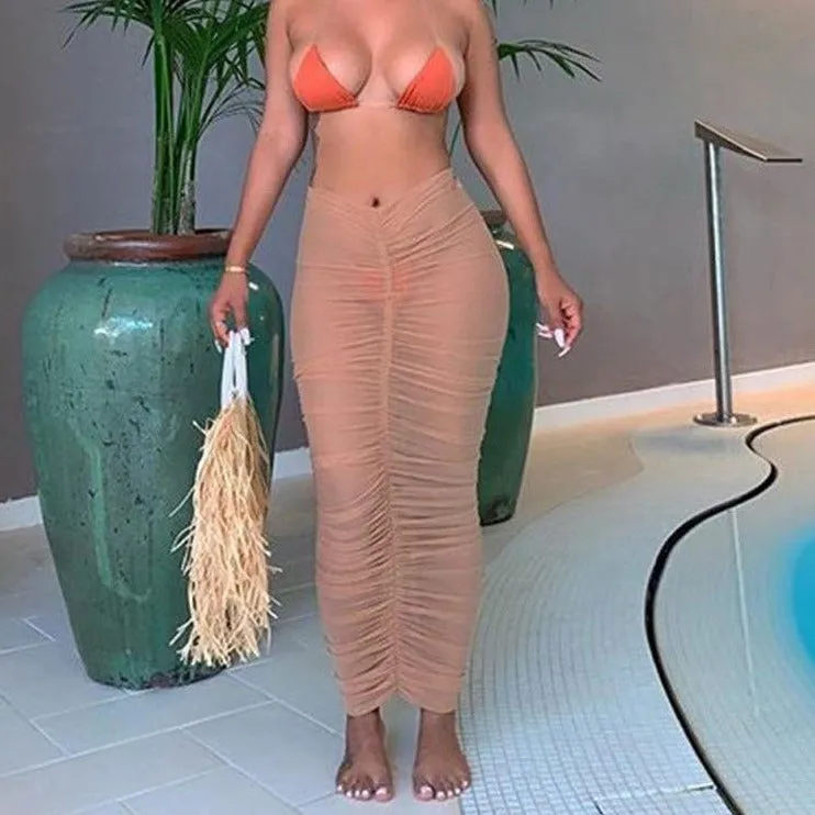 beach cover ups Midi skirts
