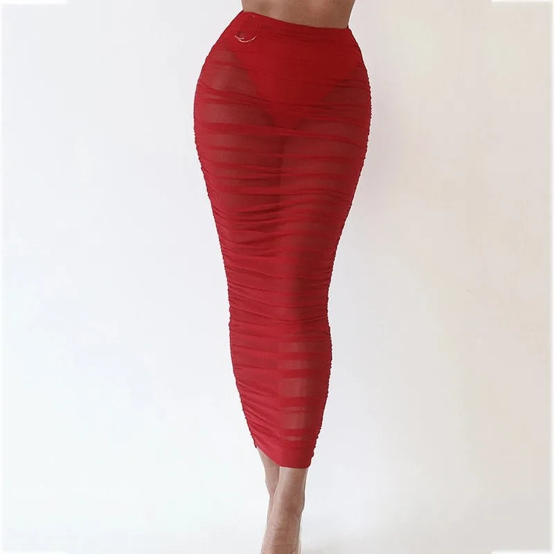 beach cover ups Midi skirts