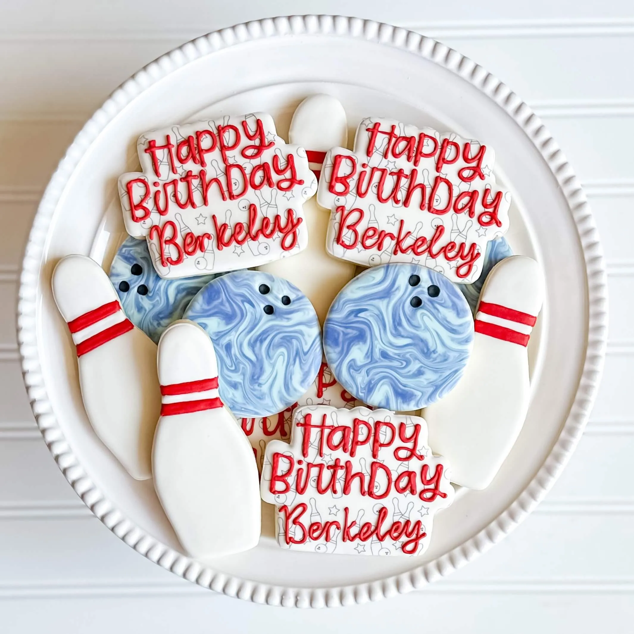 Birthday Cookies | Bowling Party