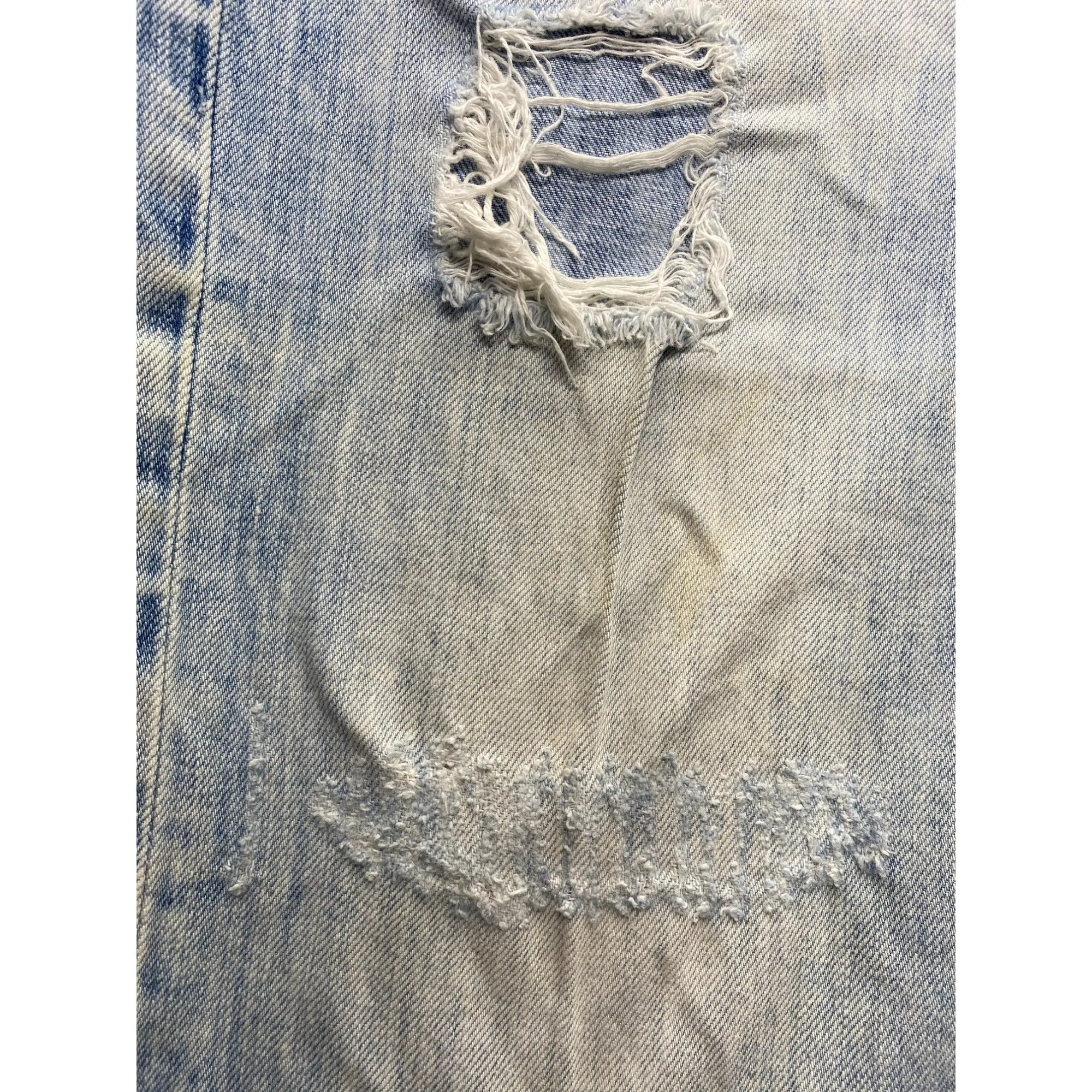 BKE Jake 34L Mens Distressed Light Wash Jeans #5728