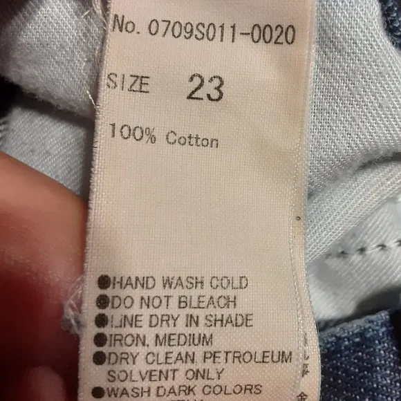 Black by Moussy Women's High Waisted Mom Jeans Size 23 Made in Japan