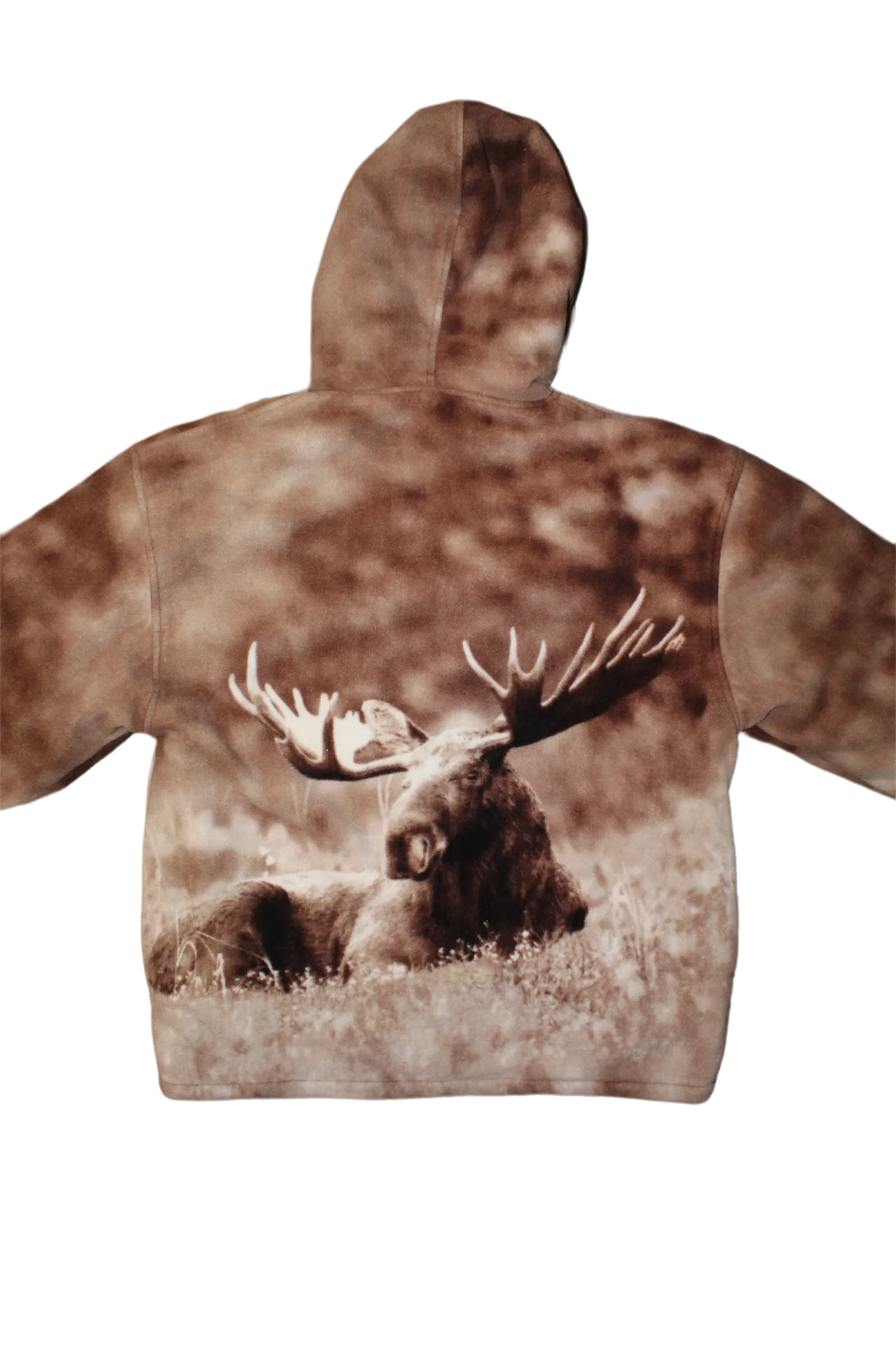 Black Canyon Deer Portrait Winter Fleece Jacket