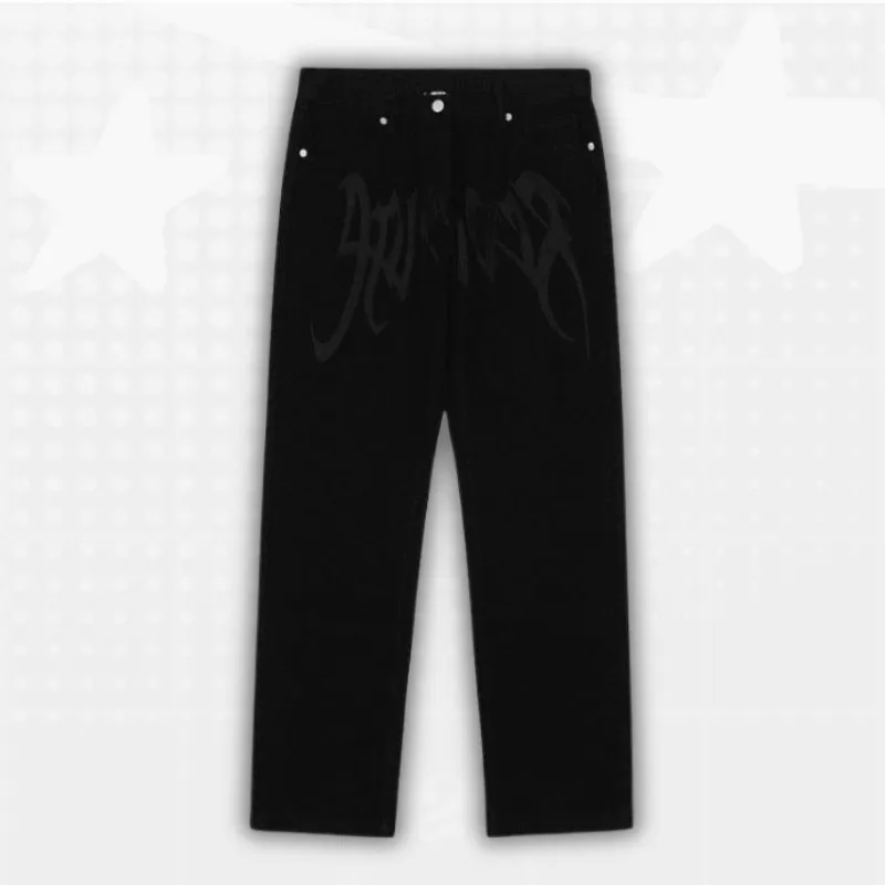 Black Y2K Low Rise Jeans