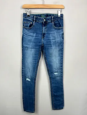Boden distressed blue jeans 14y long