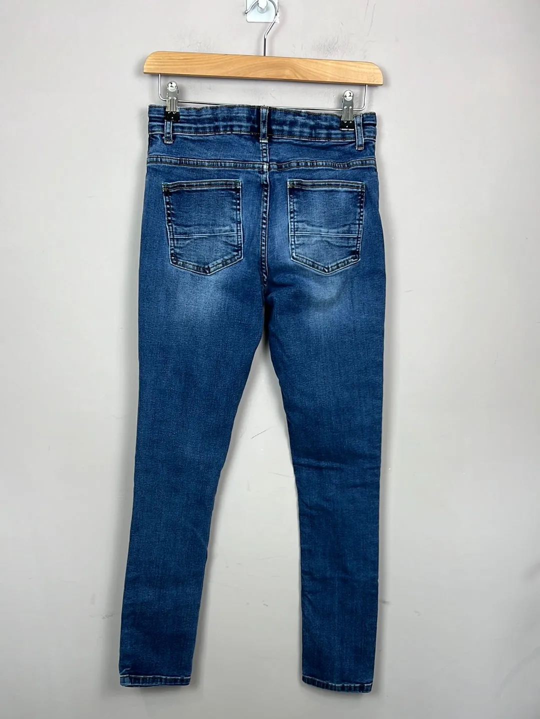 Boden distressed blue jeans 14y long