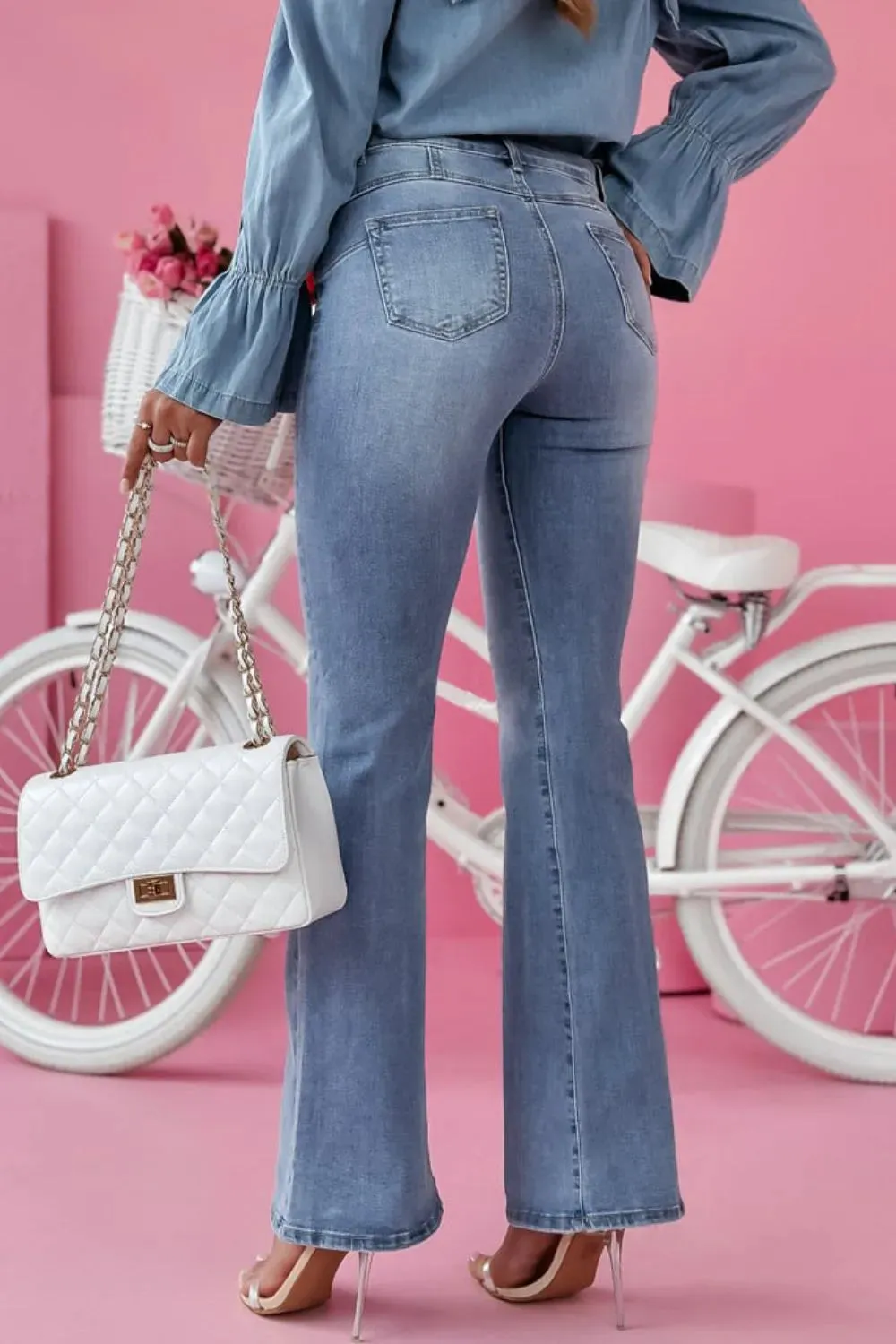 Bootcut Jeans with Pockets