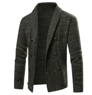 Cardigan homme fermeture croisée - un pull ample et stylé à l'accent rétro