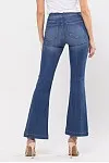 CELLO MID RISE PETITE FLARE JEANS