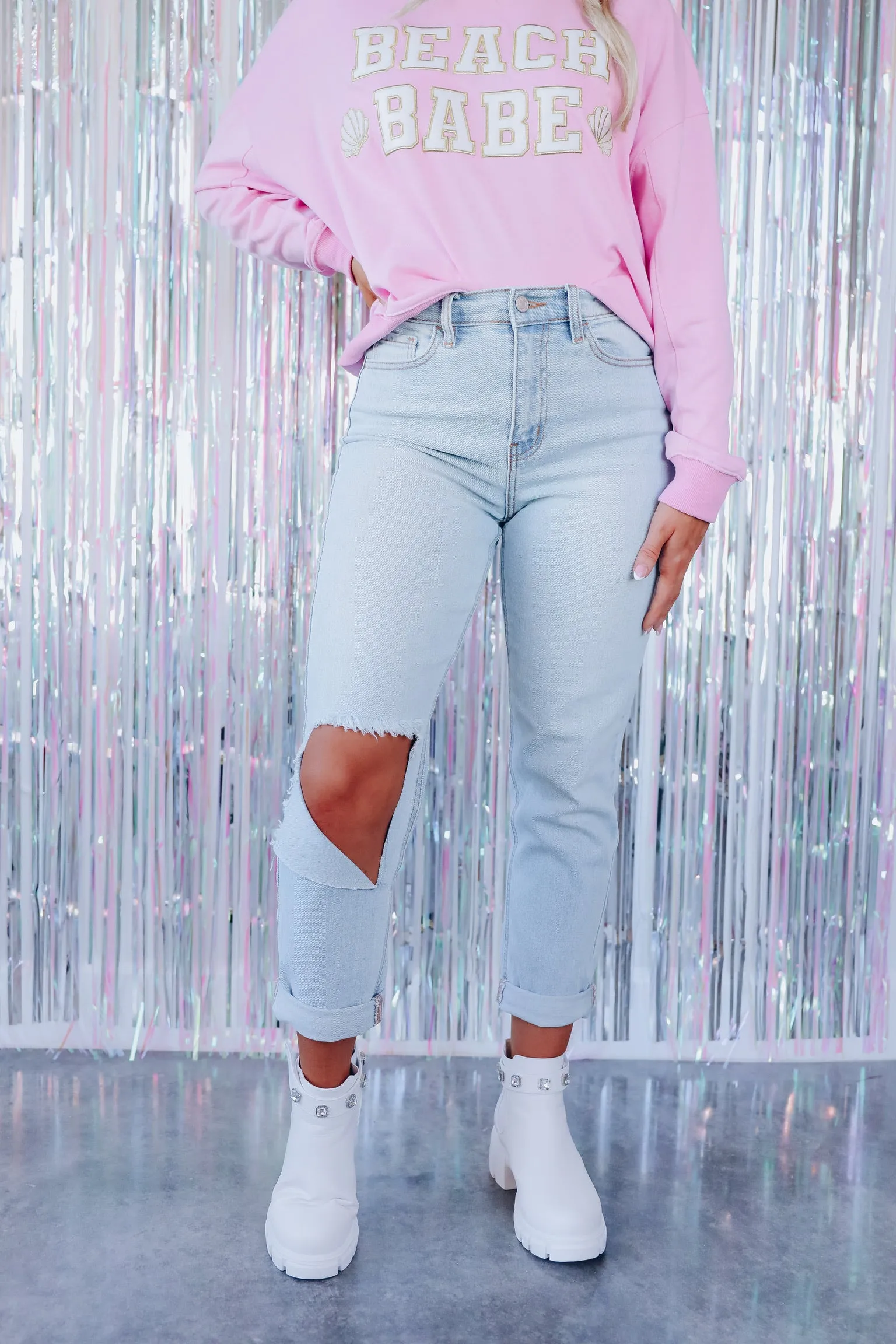 Chandler Cropped Mom Skinny Jeans