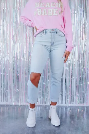 Chandler Cropped Mom Skinny Jeans