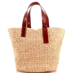 CHLOE Manuel Tote Raffia