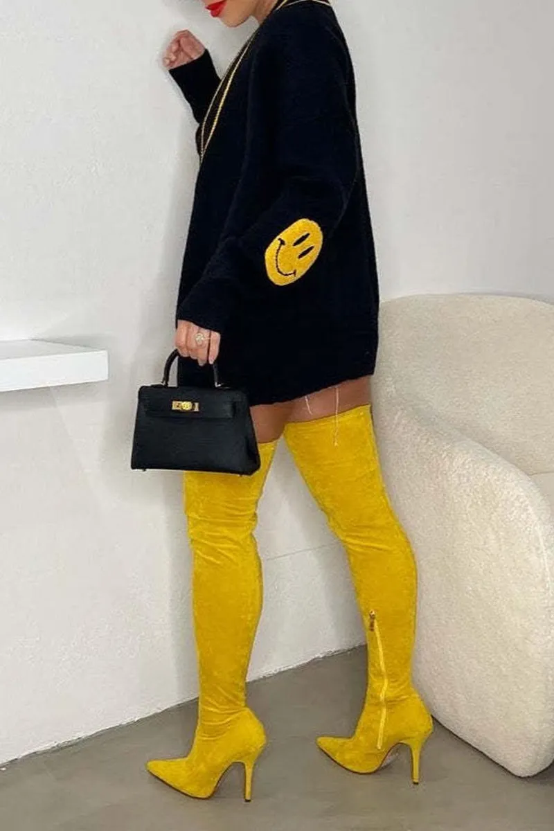 CI647 Smiley Cardigan Jacket