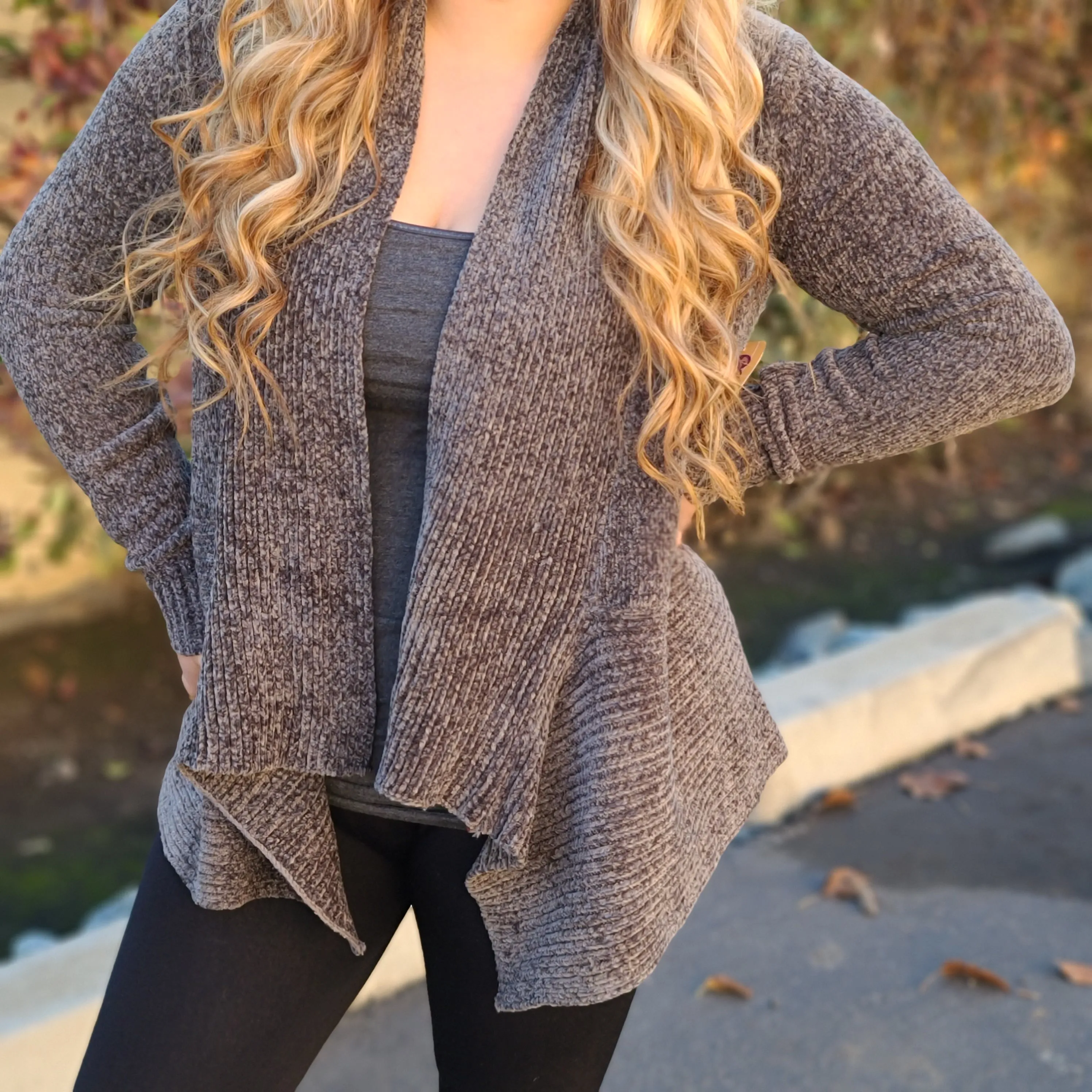 Cindy cardigan Gray