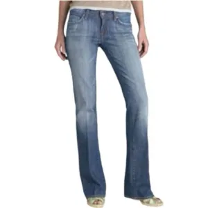 Citizens Of Humanity Kelly Low Waist Boot Cut Blue Jeans Size 27