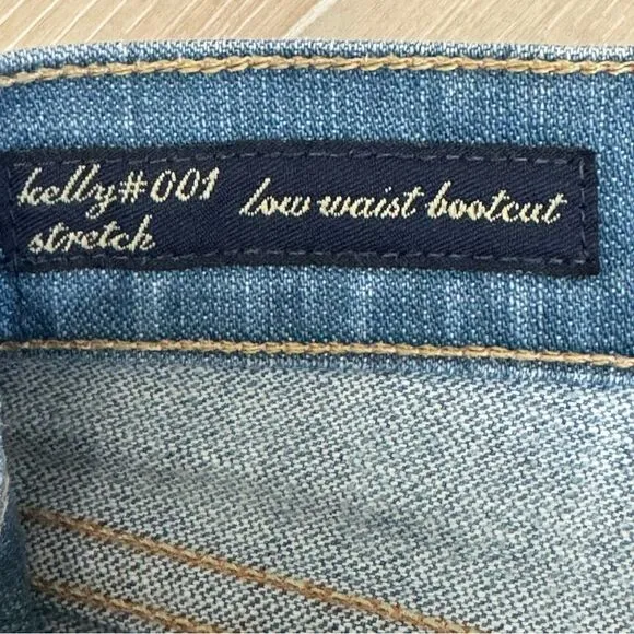 Citizens Of Humanity Kelly Low Waist Boot Cut Blue Jeans Size 27