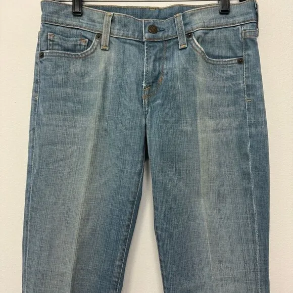 Citizens Of Humanity Kelly Low Waist Boot Cut Blue Jeans Size 27