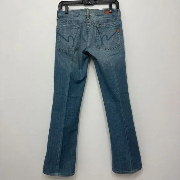 Citizens Of Humanity Kelly Low Waist Boot Cut Blue Jeans Size 27