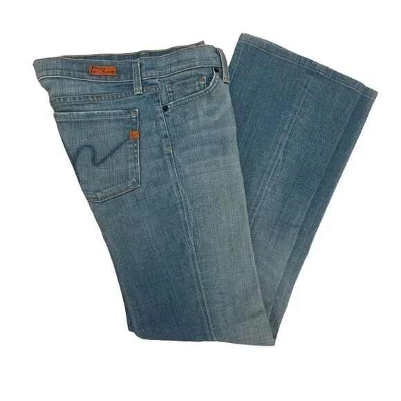 Citizens Of Humanity Kelly Low Waist Boot Cut Blue Jeans Size 27
