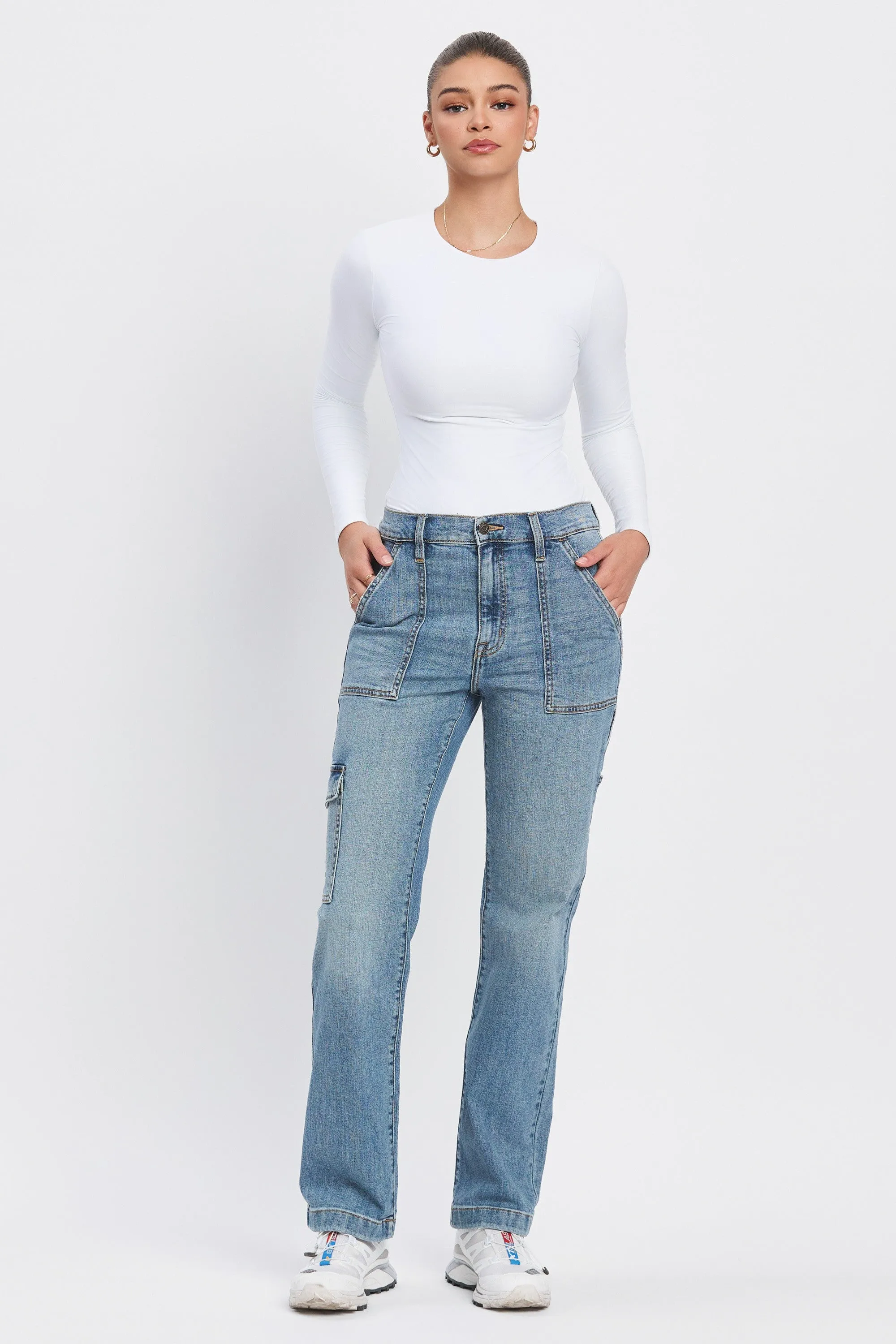 Codi Cargo Super High Rise Dad Jean