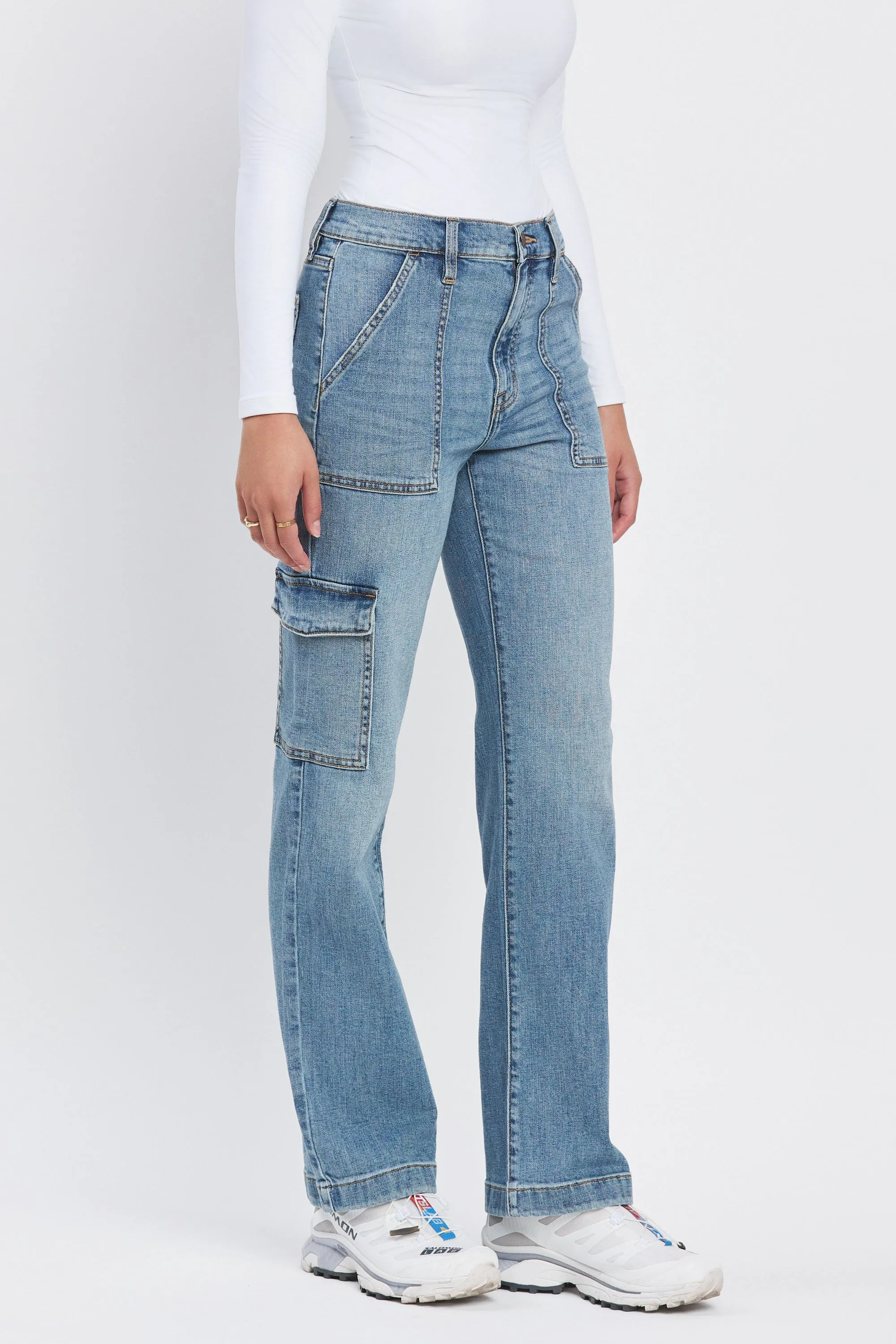 Codi Cargo Super High Rise Dad Jean