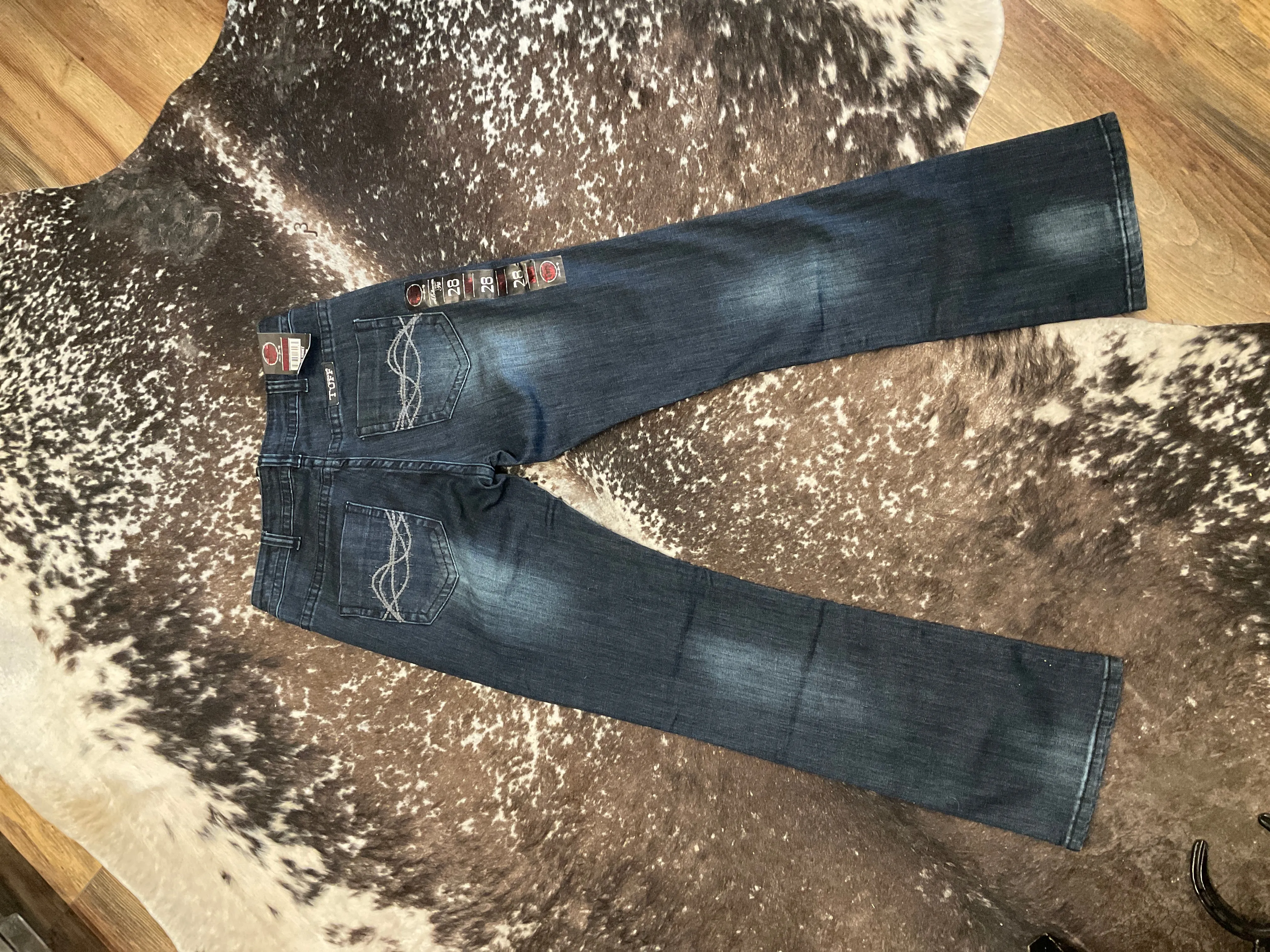 Cowgirl Tuff Jeans 28/Short Bootcut