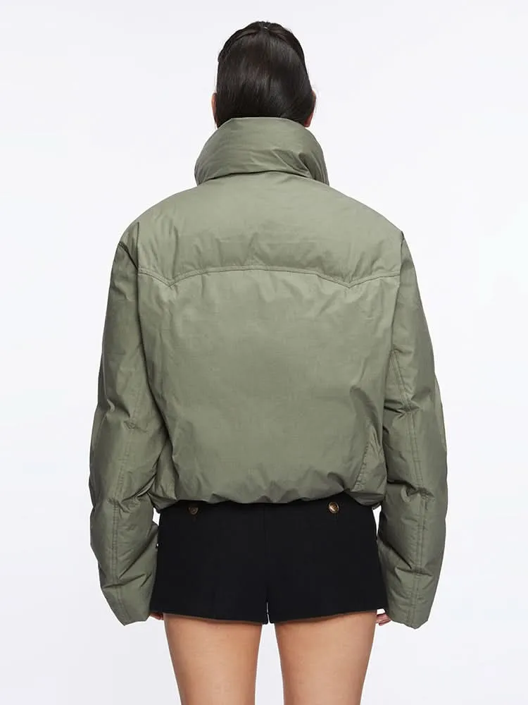 Cropped Puffer Jacket