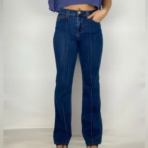 CURRENT / ELLIOT The Admirer High Waisted Flare Jeans in Scorpio Indigo Boho