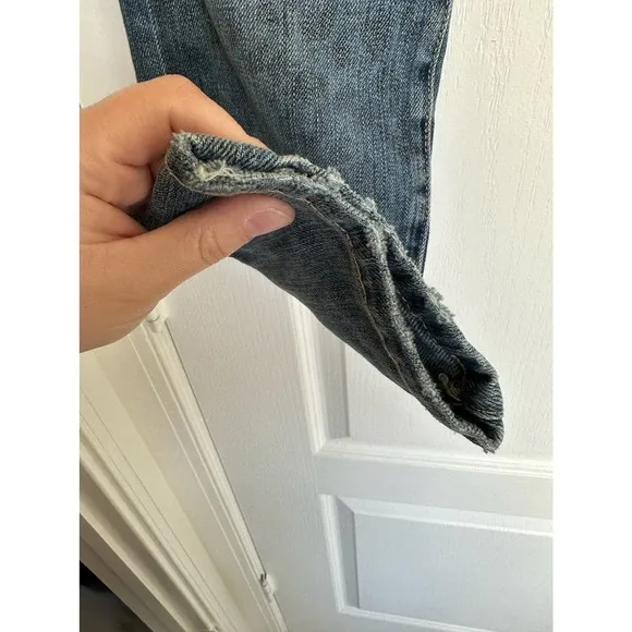 Current/Elliott The Stiletto Denim Leopard Destroy 27