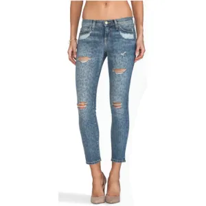 Current/Elliott The Stiletto Denim Leopard Destroy 27
